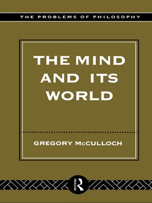 cover image of The Mind and its World